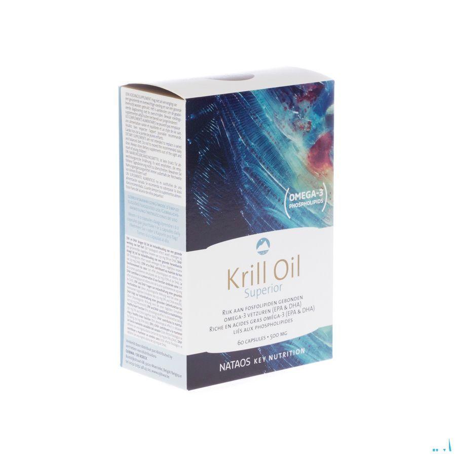 Krill Oil Superior GelCapsule 60x500 mg  -  Ojibwa-De Roeck