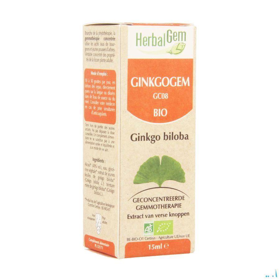 Herbalgem Ginkgogem Complexe Druppels 15 ml  -  Herbalgem