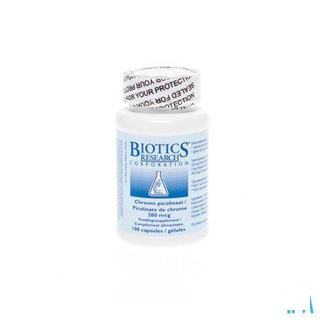 Biotics Chroom Picolinaat 200mcg 100 capsules  -  Energetica Natura