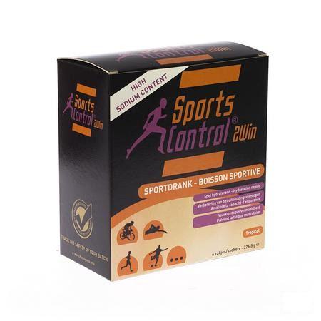 Sportscontrol 2win Tropical Poeder Zakje 6x37,75 gr 