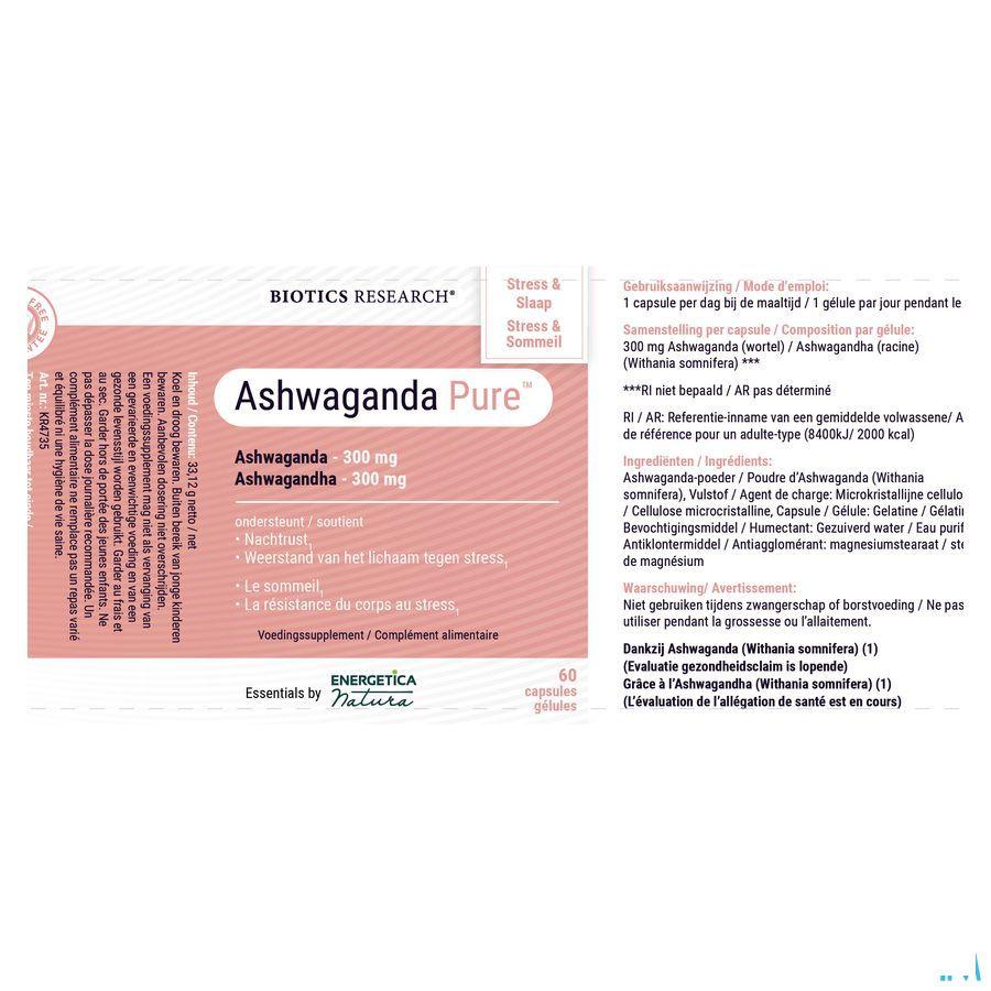 Ashwaganda Pure 60 capsules  -  Energetica Natura