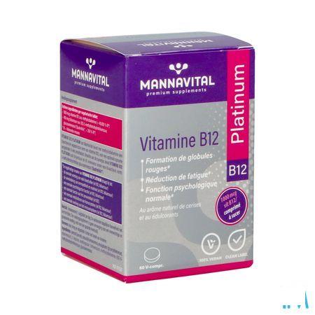 Mannavital Vitamine B12 Platinum V-Tabl 60