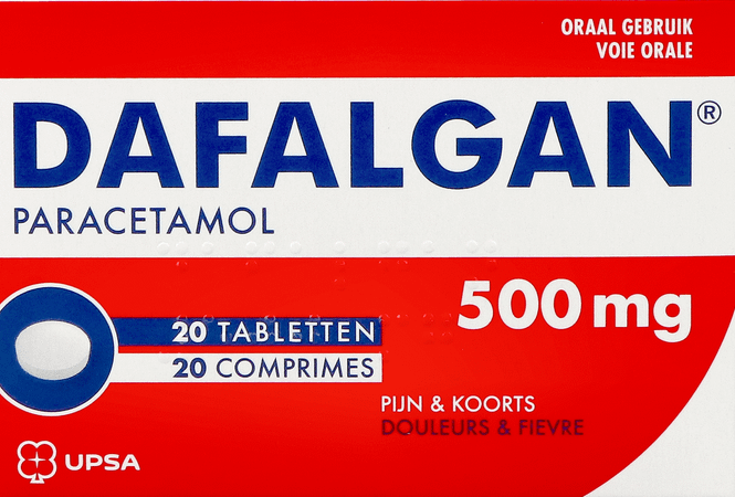 Dafalgan 500 mg Sec Comprimes 20