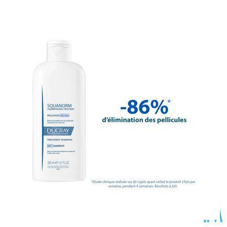 Ducray Squanorm Shampoo Droge Schilfers 200  ml Nf