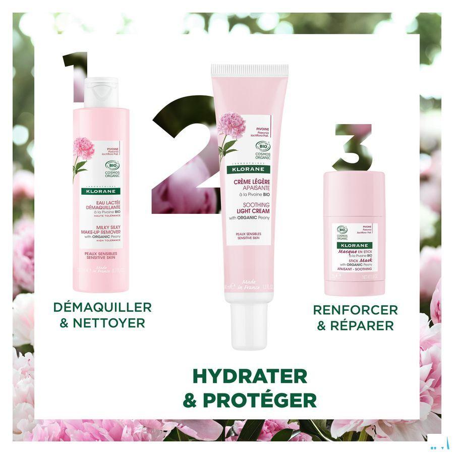 Klorane Gezicht Lichte Cr Pioenroos Bio 40 ml