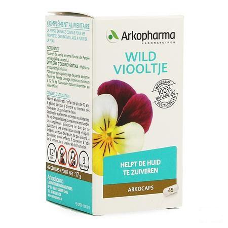 Arkocaps 3kleur Viooltje Plantaardig 45  -  Arkopharma