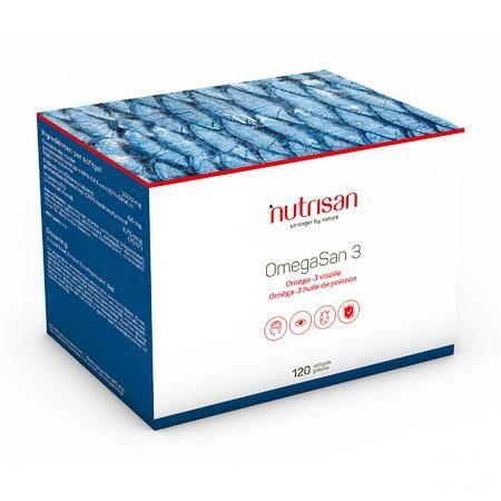 Omegasan 3 120 Softgels   -  Nutrisan