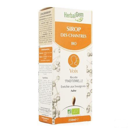 Herbalgem Zangerssiroop 250 ml  -  Herbalgem