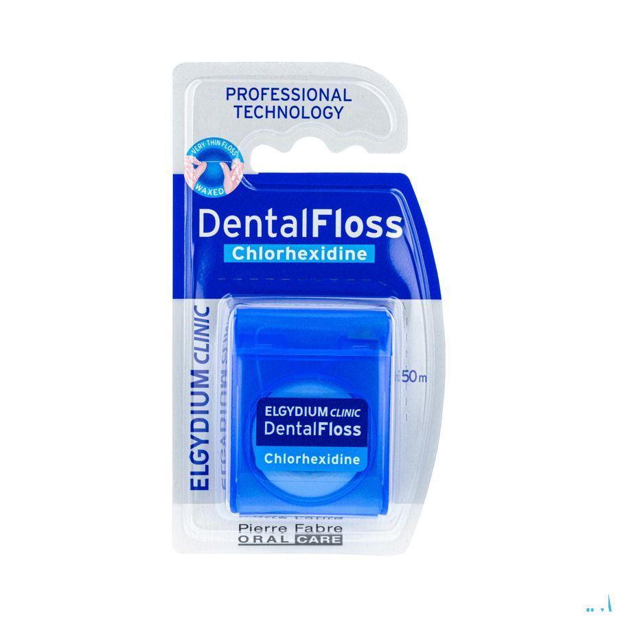 Elgydium Clinic Dentalfloss Chlorhexidine 50m