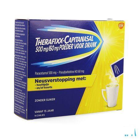 Therafixx-Capitanasal 500/60 mg Sol Buv Sach 14X6G