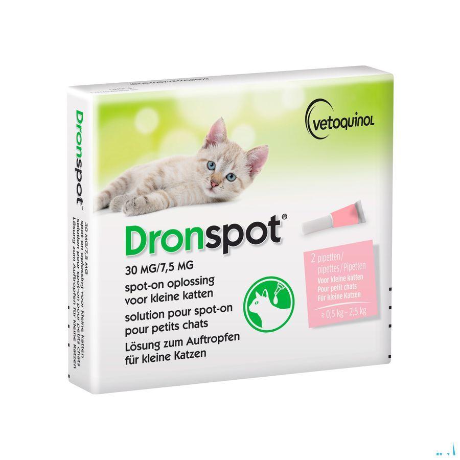 Dronspot 30 mg/7,5 mg Spot-On Kat Kl.>0,5-2,5Kg Pip2