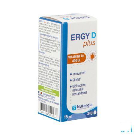 Ergy D Plus Flacon 15 ml  -  Lab. Nutergia