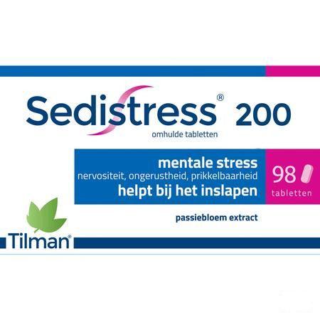 Sedistress 200 Omhulde Tabletten 98  -  Tilman