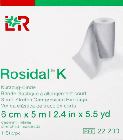 Rosidal K Bande Elast 6cmx5m 22200  -  Lohmann & Rauscher