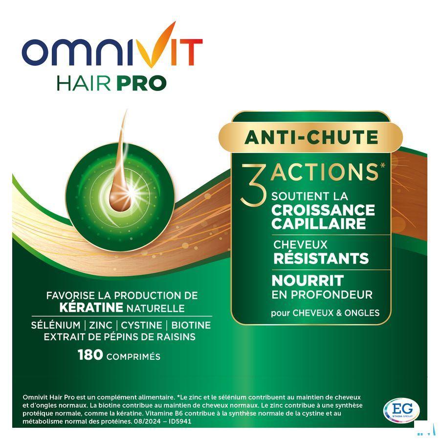 Omnivit Hair Pro Nutri Repair Comprimes 180