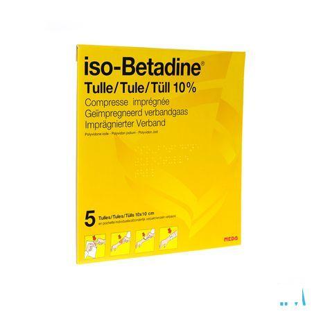 Iso Betadine Tulles Compr 5 10x10