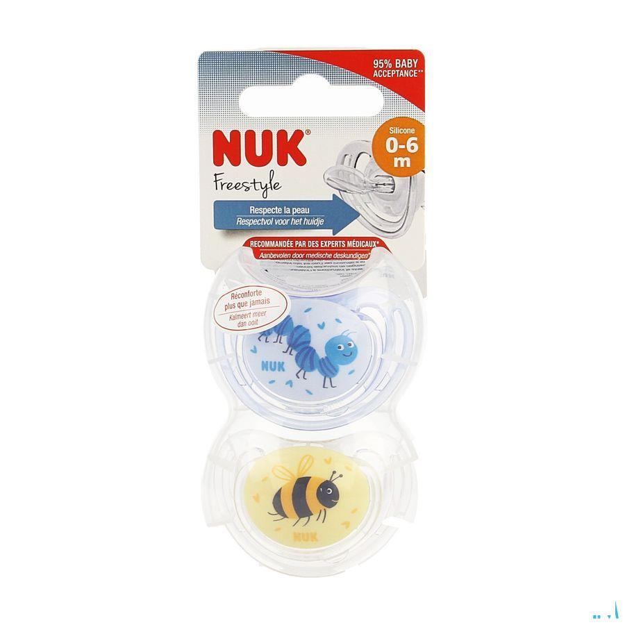 Nuk Sucettes 1 Freestyle Garcon 0-6m 2  -  Eureka Pharma