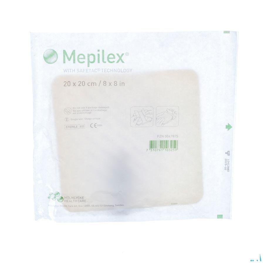 Mepilex SchuimVerband Sil Abs Ster 20 x 20cm 1 294400