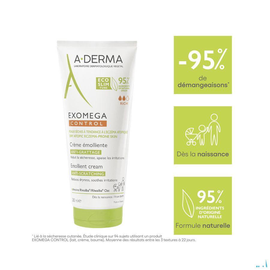 Aderma Exomega Control Emol. Creme 200 ml  -  Aderma