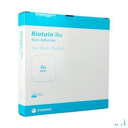 Biatain-ibu Pansement N/adh + ibuprof. 15x15,0 5 34115  -  Coloplast