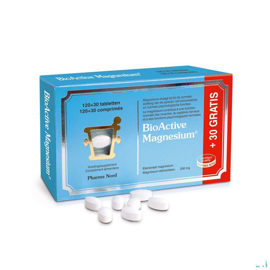 Bio Active Magnesium Comprimes 120 + 30  -  Pharma Nord