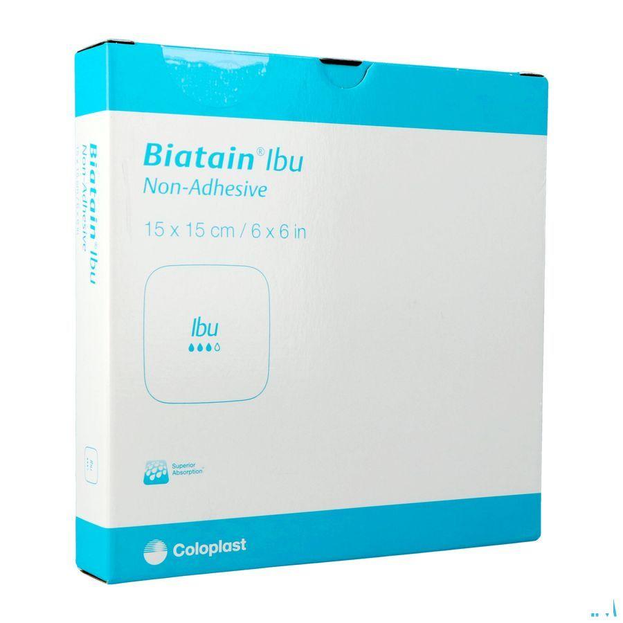 Biatain-ibu Pansement N/adh + ibuprof. 15x15,0 5 34115  -  Coloplast