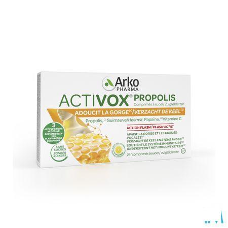 Arkoroyal Propolis Papaine Honing Pastilles 24  -  Arkopharma