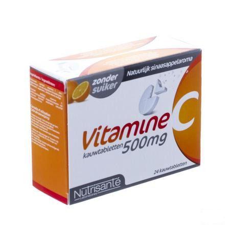 Vitamine C 500 mg Kauwtabletten Tube 2x12  -  Nutrisante