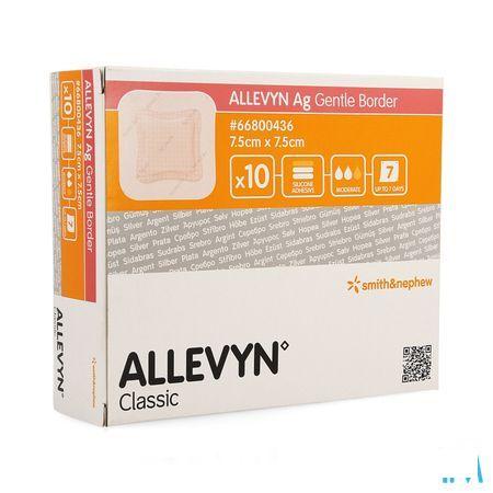 Allevyn Ag Verband Klevend Silic. 7,5x7,5cm 10  -  Smith Nephew