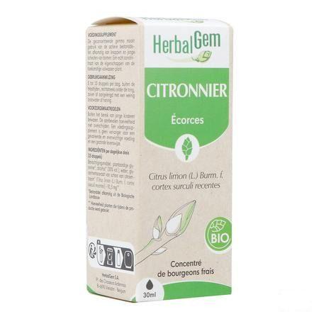 Herbalgem Citroenboom Bio 30 ml