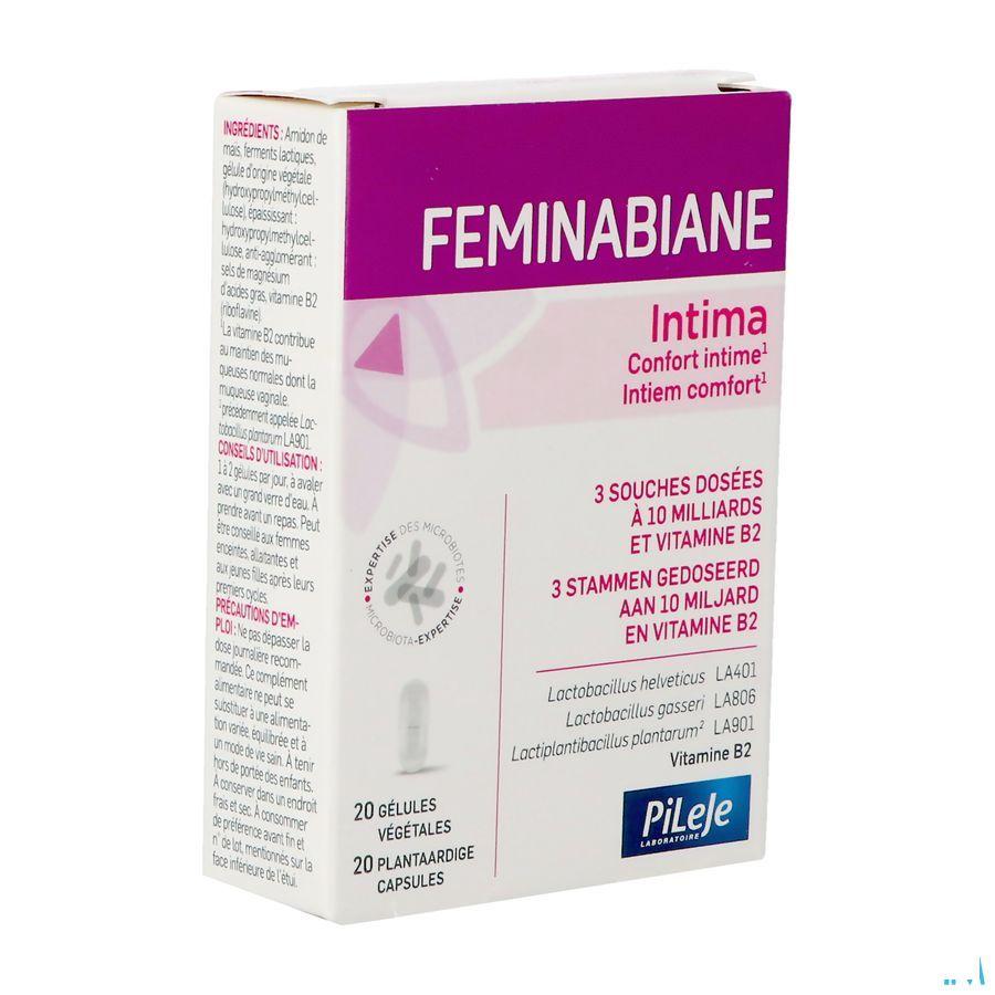 Feminabiane Intima Caps 20  -  Pileje Benelux