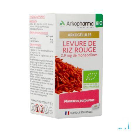 Arkogelules Levure Riz Rouge Bio Caps 45 Nf
