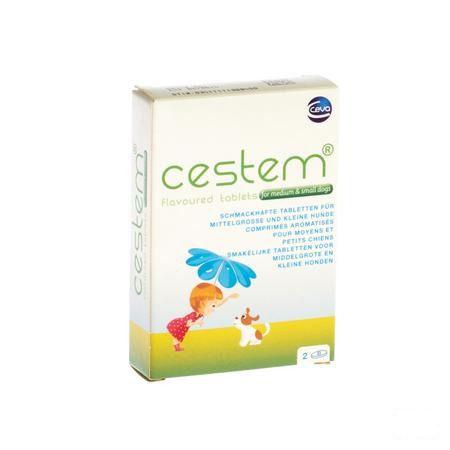 Cestem Tabletten 2 Middelgrote Kleine Honden