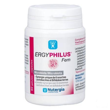 Ergyphilus Fem Caps 60  -  Laboratoire Nutergia