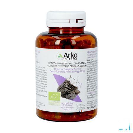 Arkocaps Plantaardig Kool Capsule 150  -  Arkopharma