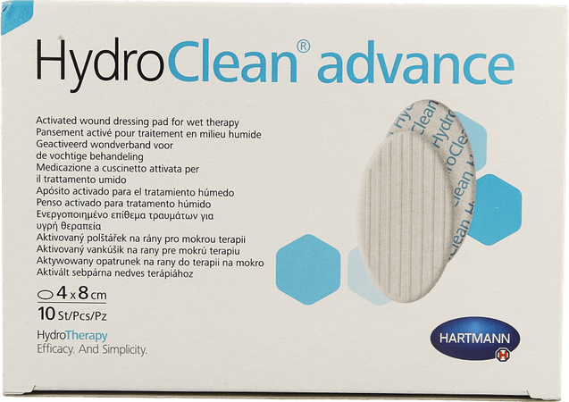 Hydroclean Advance Oval 4,0x8,0cm 10 6097642  -  Hartmann
