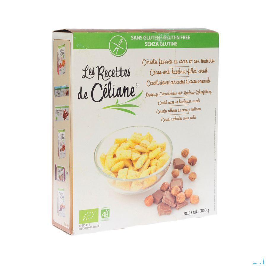 Celiane Gevul. Gran. Cacao-hazeln. S/glut Bio 300 gr  -  Revogan