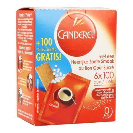 Canderel Navulpak Voor Dispenser Maxi Tabletten 500 + 100