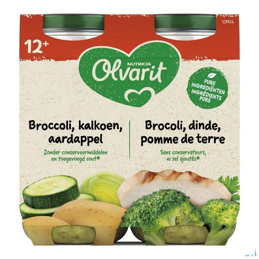 Olvarit Broccoli Kalkoen Aardappel 2x250 gr 12m00  -  Nutricia