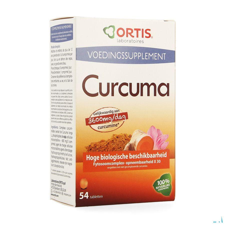 Ortis Curcuma Blister Comprimes 3x18  -  Ortis