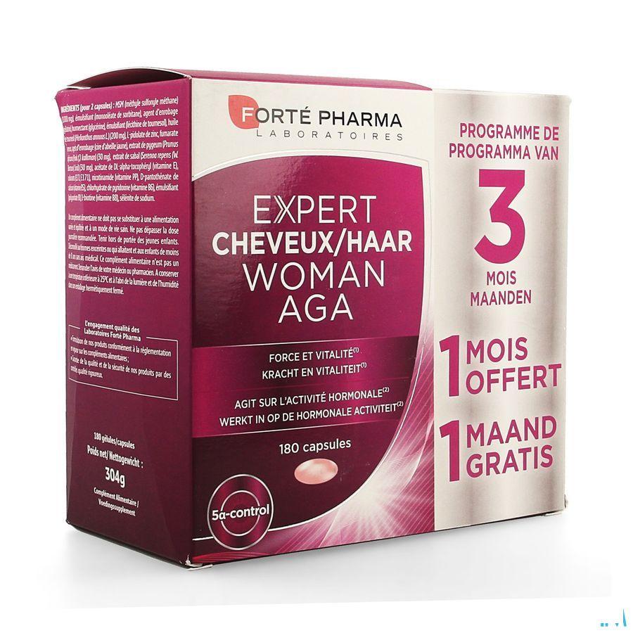 Expert Cheveux Femme Aga Capsule 180  -  Forte Pharma