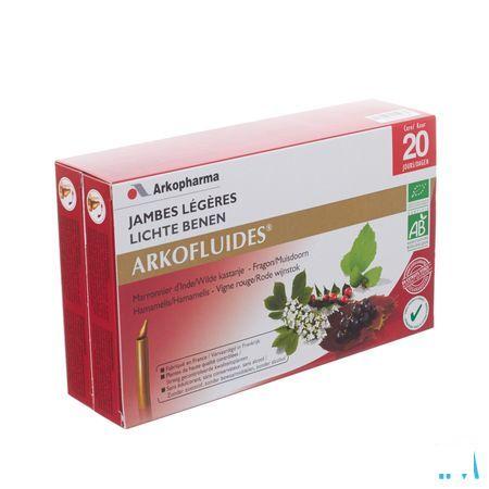Arkofluide Lichte Benen Bio Unicadoses 20  -  Arkopharma