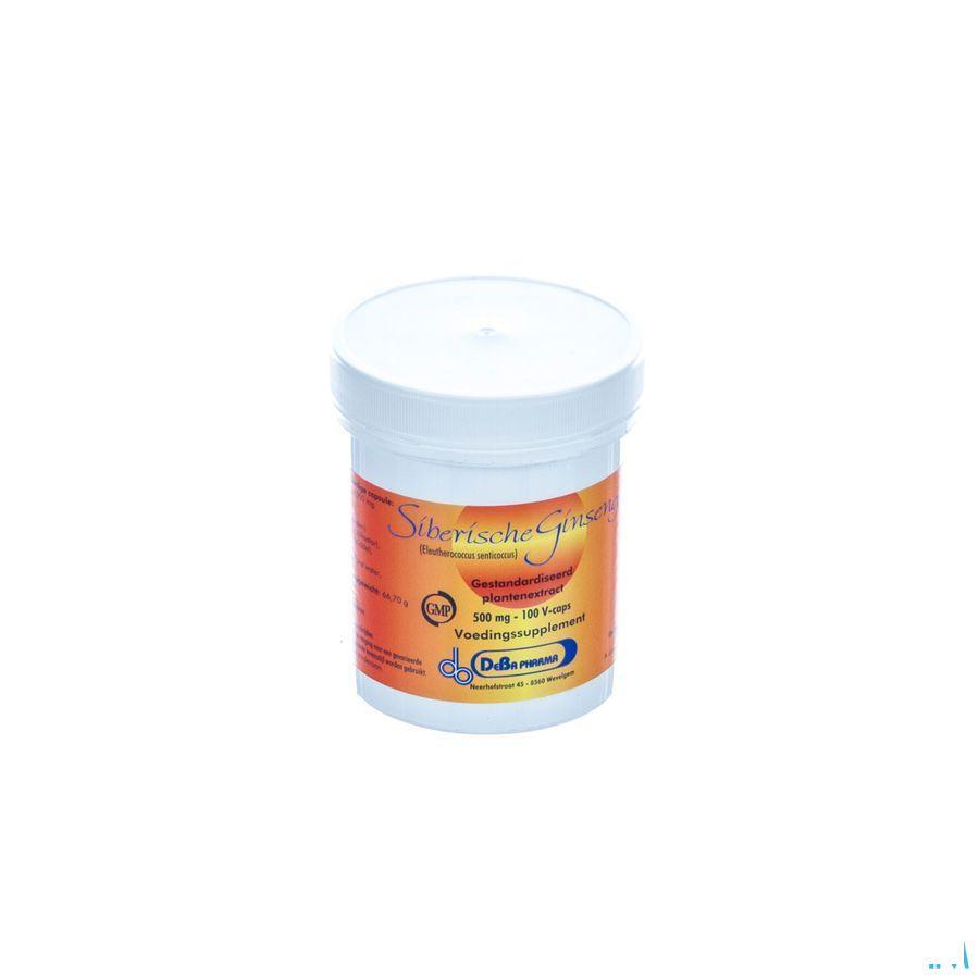Siberian Ginseng Capsule 100x650 mg  -  Deba Pharma
