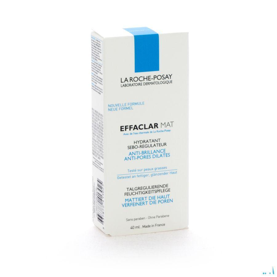 Effaclar Mat Hydra Sebo-regulat. sans parab. 40 ml  -  La Roche-Posay