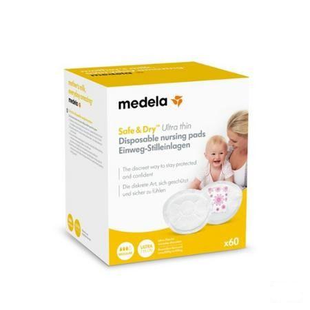 Medela Ultra Thin Disposable Zoogkompressen 60  -  Medela