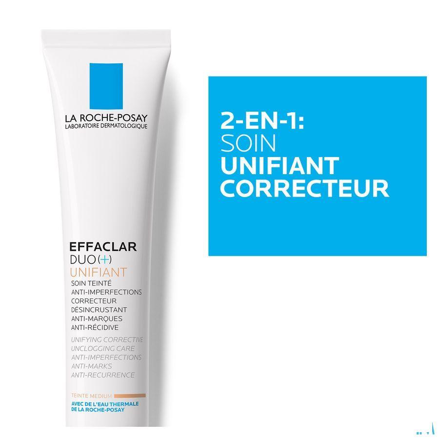 Effaclar Duo + Unifiant Medium 40 ml  -  La Roche-Posay