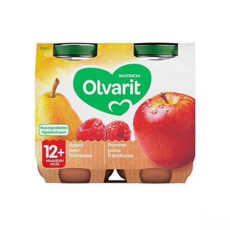 Olvarit Appel Peer Framboos 2x200 gr 12m55  -  Nutricia