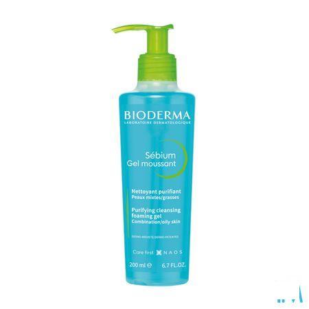 Bioderma Sebium Schuimende Gel Vette Huid 200 ml