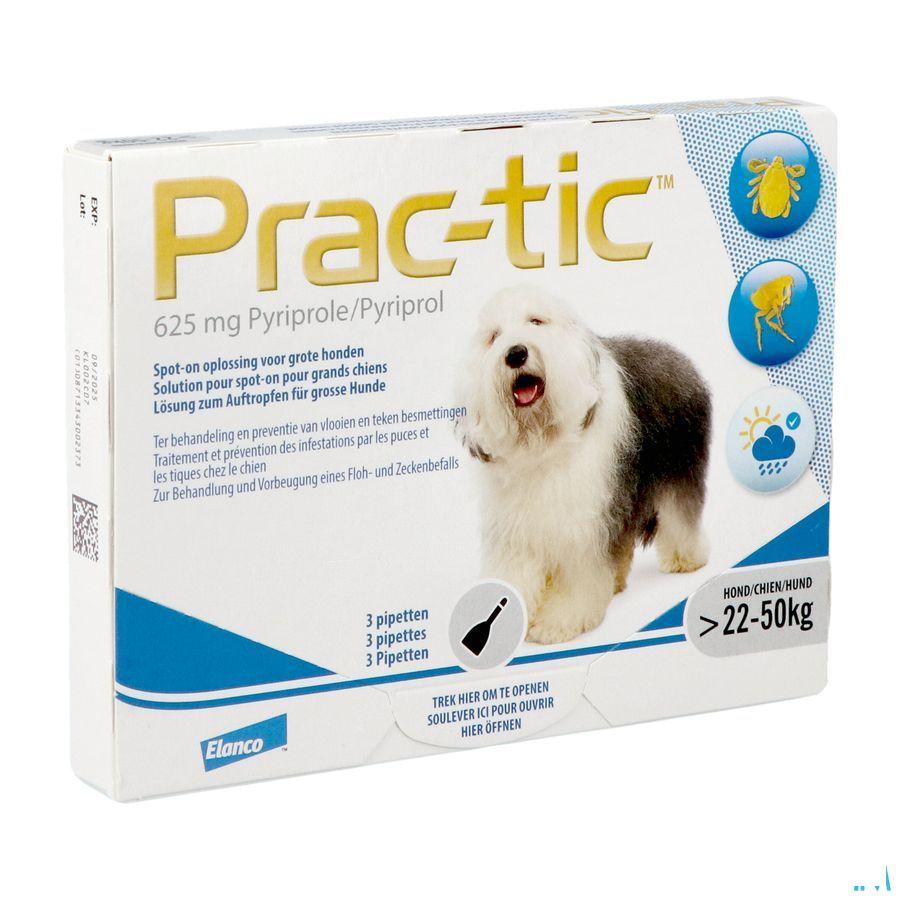 Prac-tic Spot-on Anti puce-tiq. Grand Chien .1x3