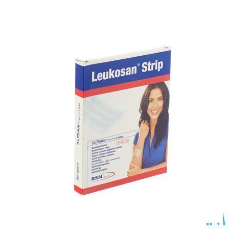 Leukosan Strip Ster 3X 75Mm Wit 2X 5 7262807